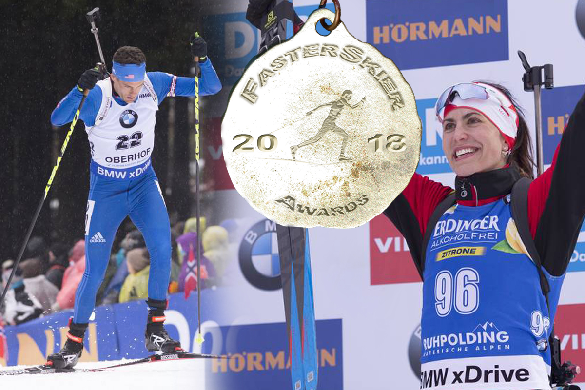 FasterSkier’s Biathletes of the Year: Tim Burke and Rosanna Crawford