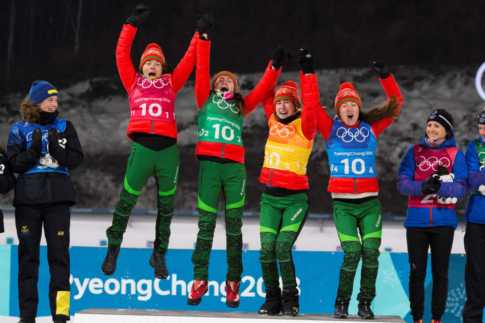 Thursday Olympic Rundown: Belarus Gold in Thrilling Women’s Biathlon Relay; US 10th Team in NoCo